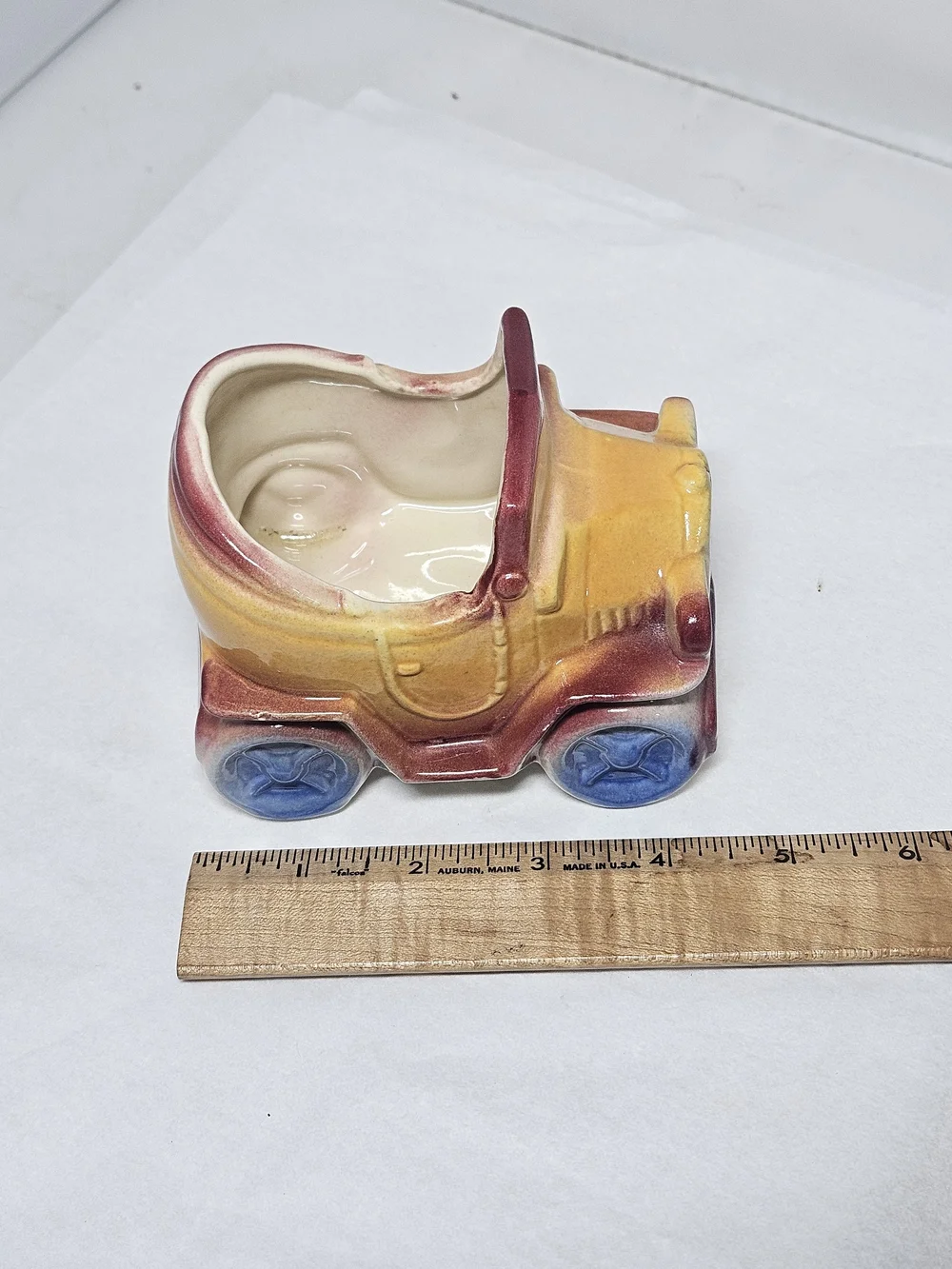 Vintage Shawnee Pottery Antique Car Planter Model 506 USA